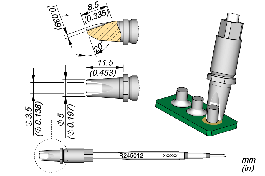 R245012 - Barrel Cartridge Ø 3.5